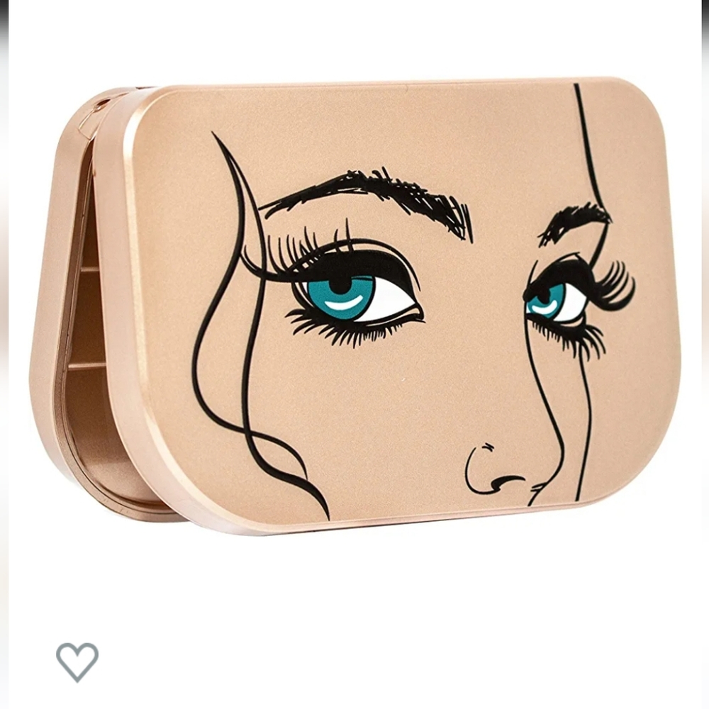 Eyelash Storage Case Lash Case Organizer With Makeup Mirror Frame Box
